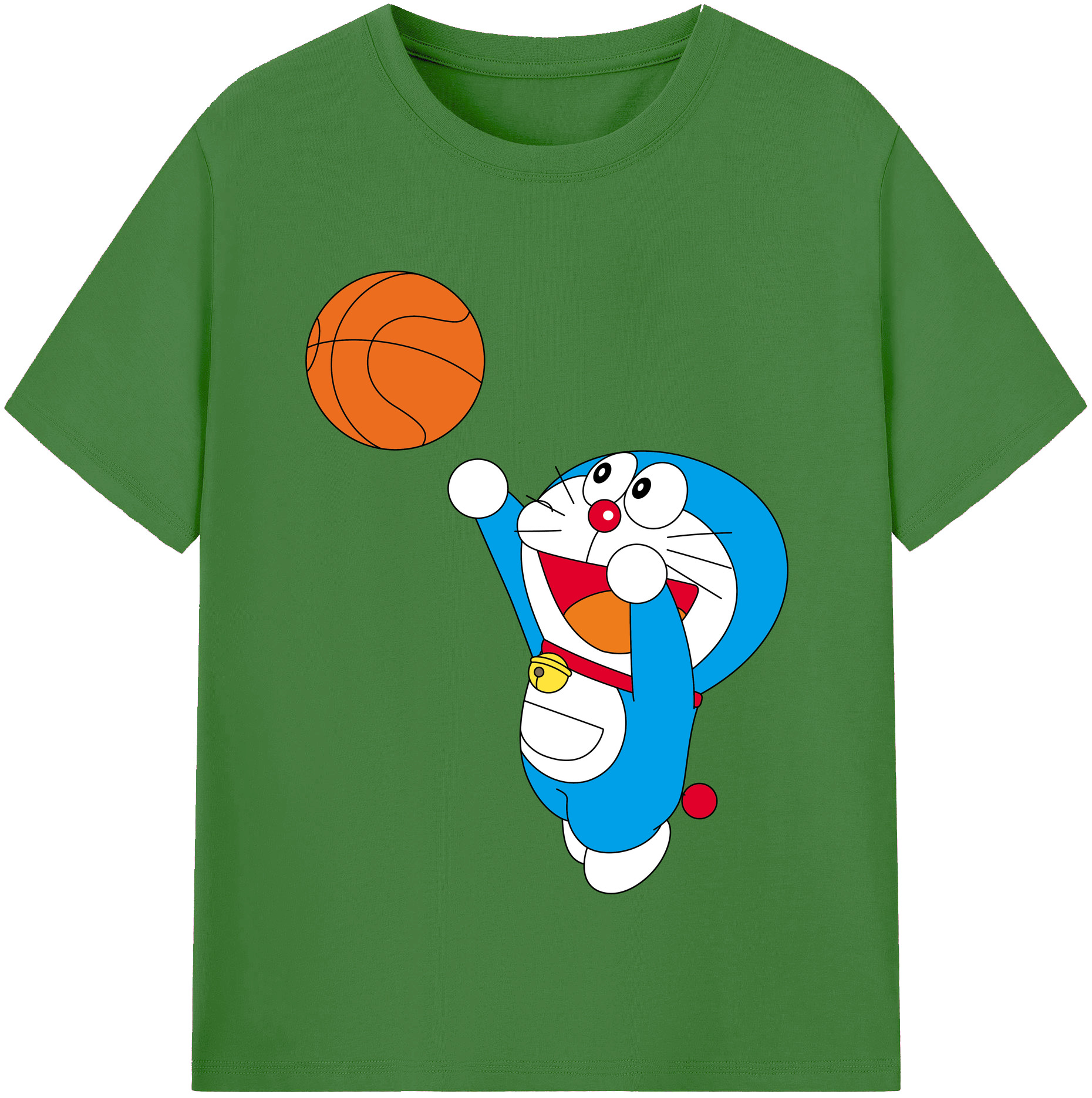 （画像用） ドラえもん Doraemon レディースカジュアルプリントTシャツ（綿100％）